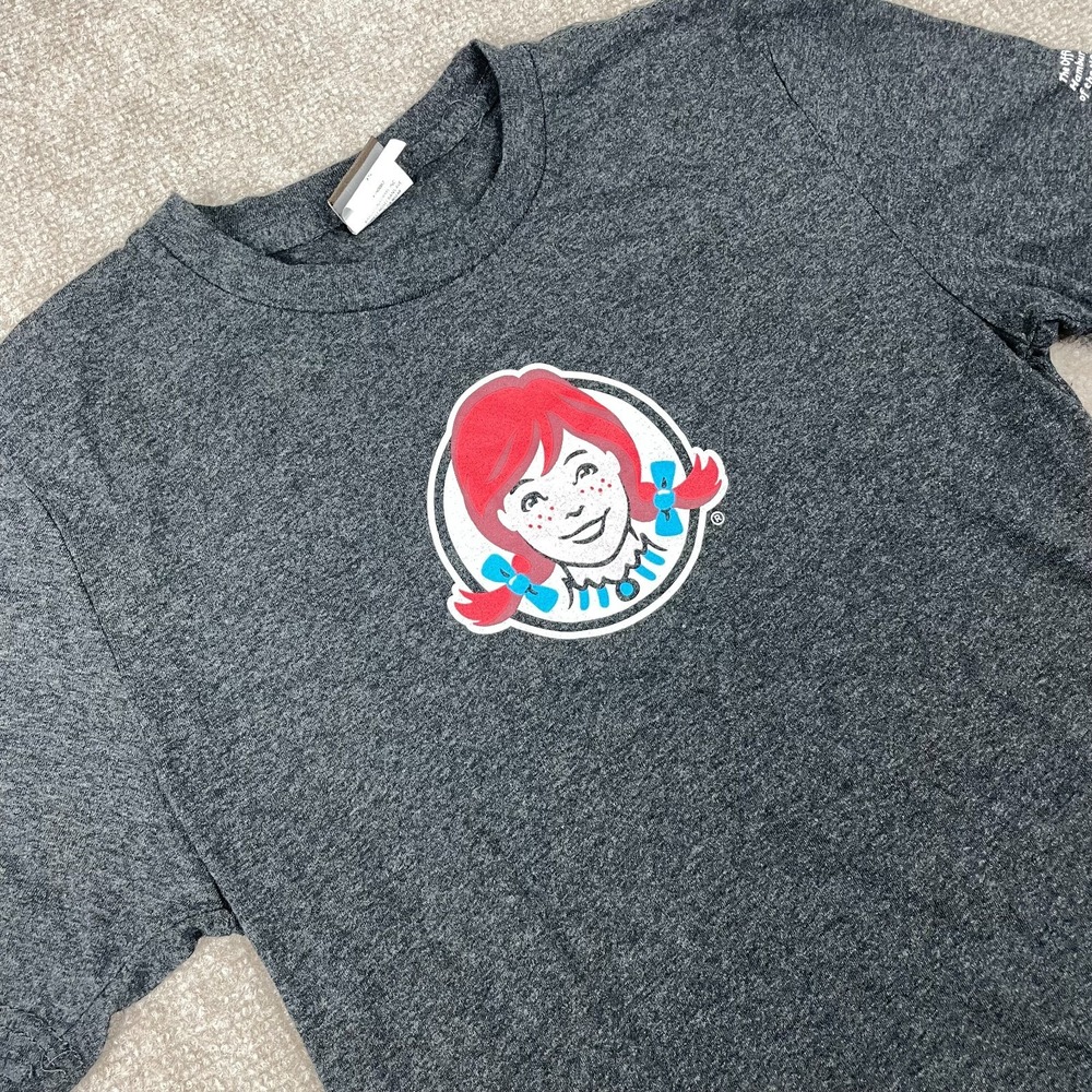 Barco Uniforms Shirt Unisex XS Gray Wendys Name A Better Duo Graphic Cotton Logo